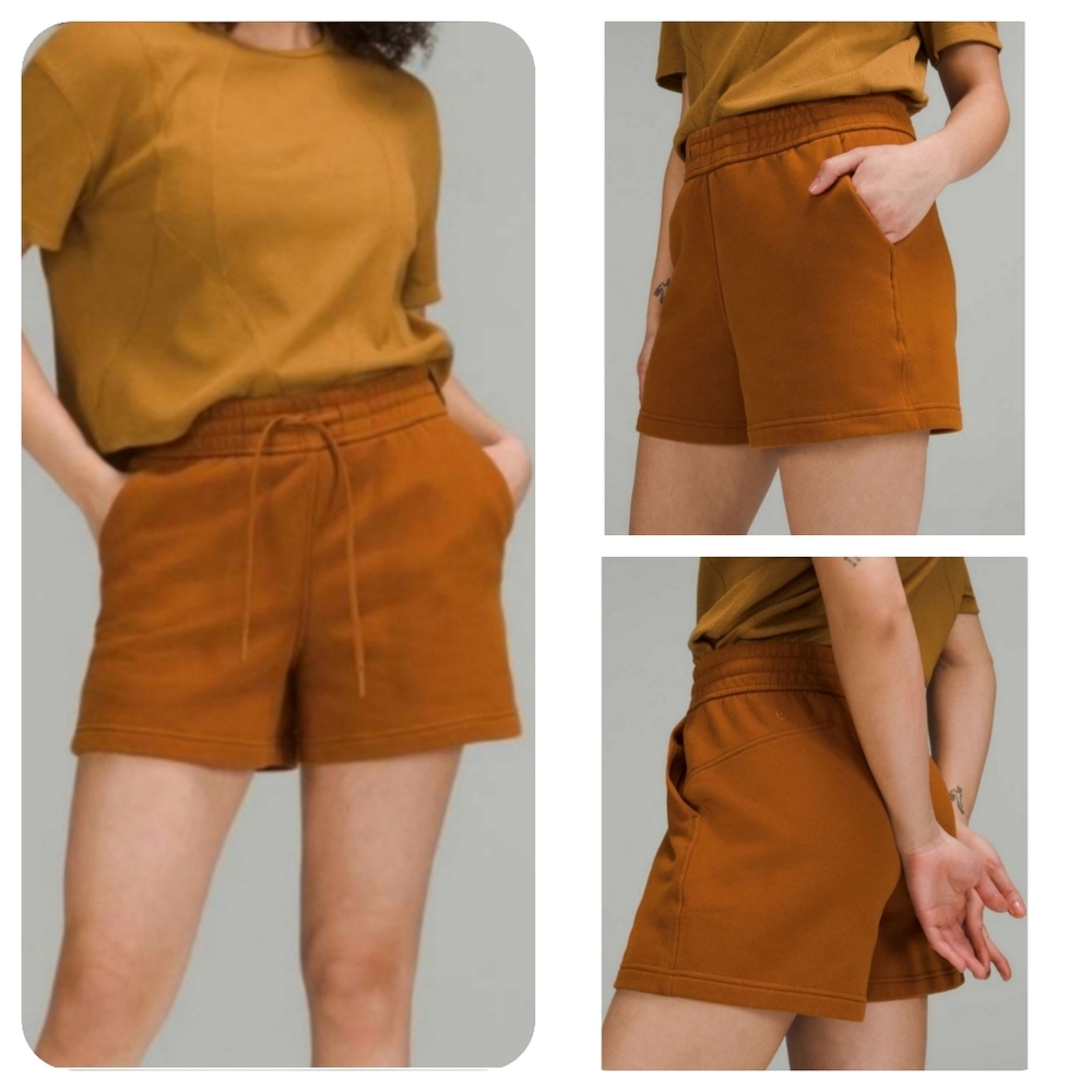 Lululemon Loungeful High Rise Short 4" | Butternut Brown  | 4
